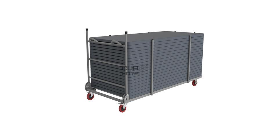 Folding Transport Cart for XXL Tables
